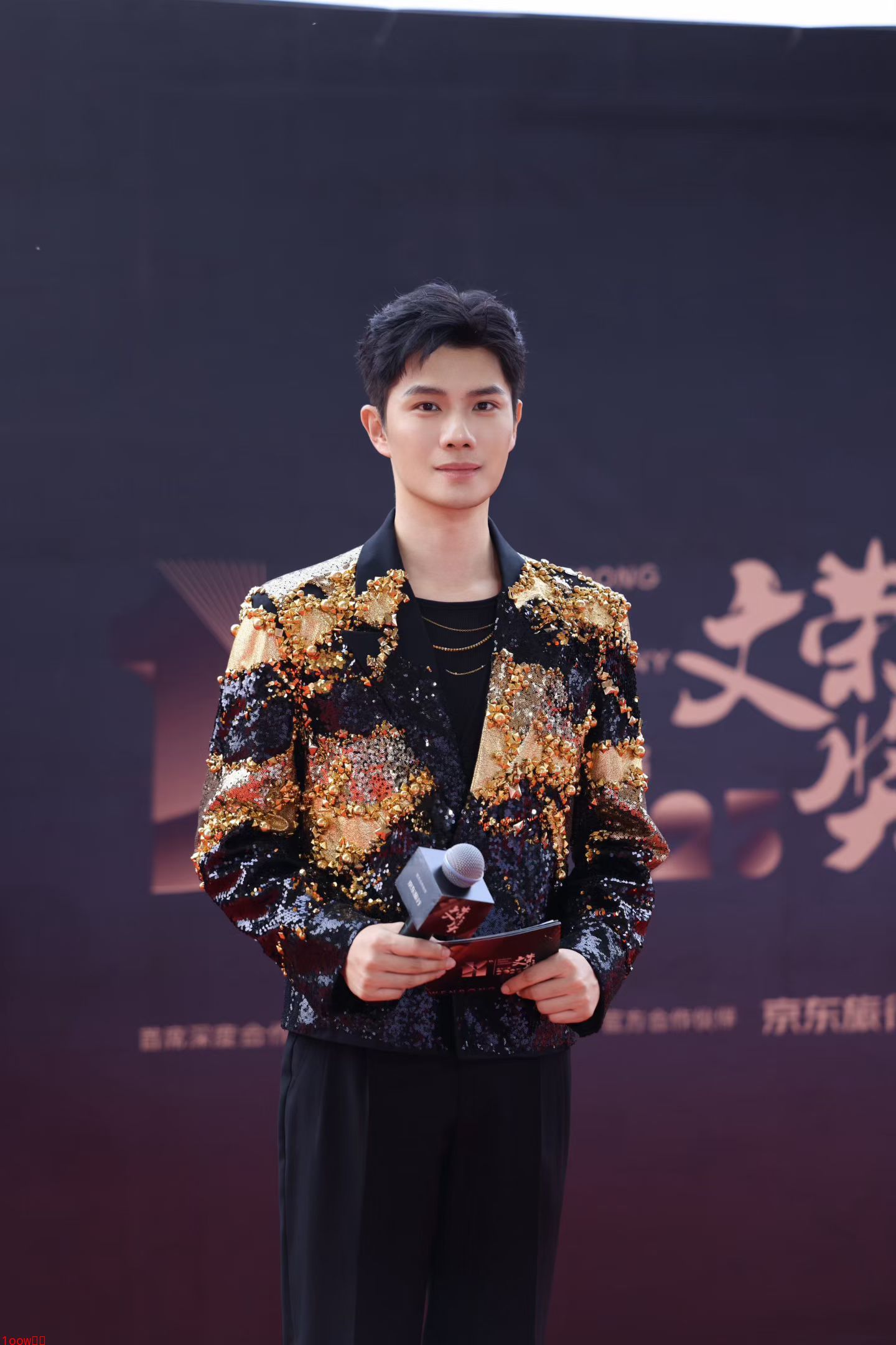 孙熹之二度主持文荣奖红毯 亮钻礼服亮相微短剧之夜封面图