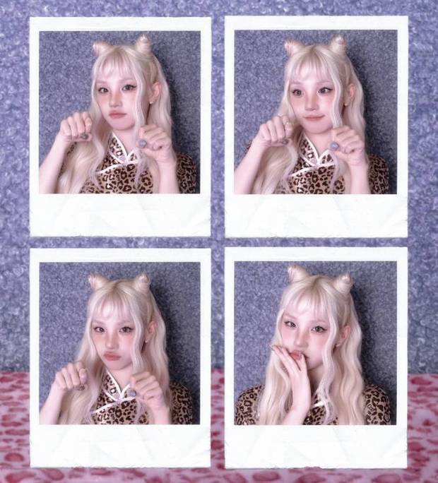 宋雨琦化身豹纹小野猫，可爱又性感。