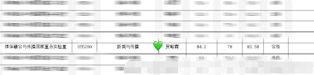 贺峻霖保研成功！获得中传新闻与传播专业拟录取资格