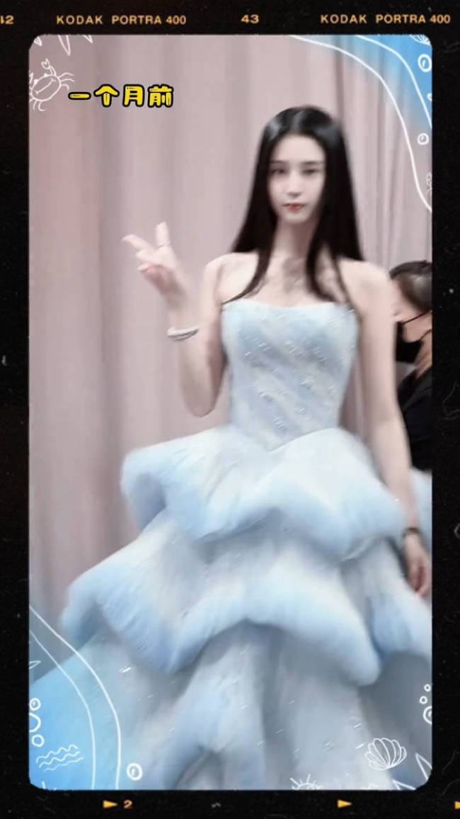 徐艺洋分享试穿婚纱花絮 十二套婚纱尽显优雅高贵