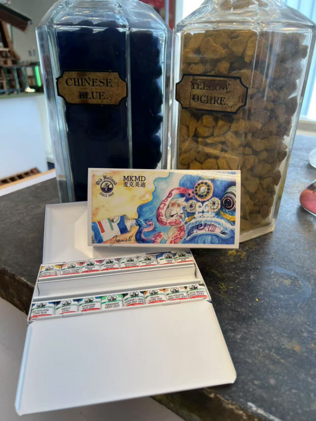 当传统工艺遇见当代艺术：老荷兰&乔男男蛇年限定水彩颜料礼盒重磅上市