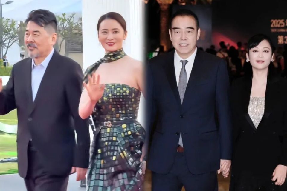 同是大美人嫁老男人，50岁蒋勤勤与56岁陈红同亮相金鸡，如今的面相却天差地别封面图