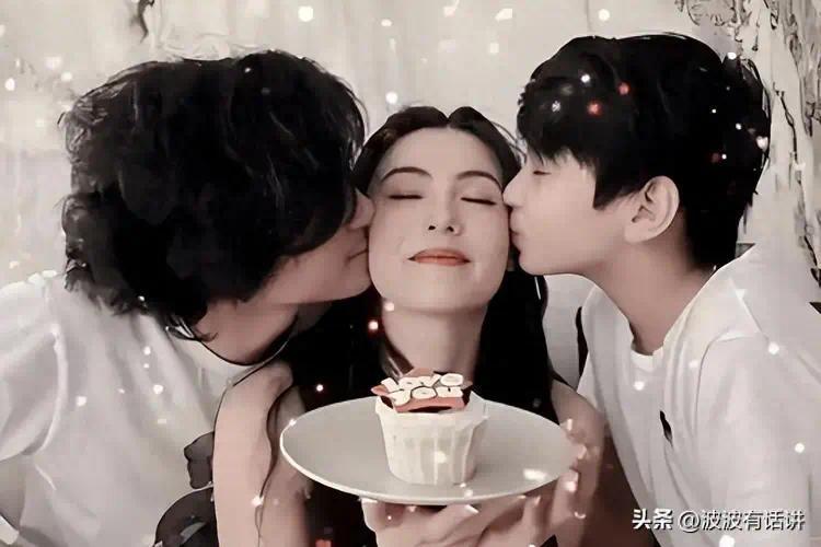 大儿子18岁，二儿子15岁，小儿子7岁，如今45岁依旧美得很惊艳！封面图