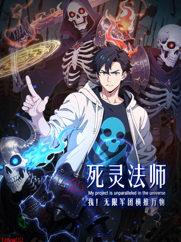 死灵法师：我！无限军团横推万物动态漫画封面图